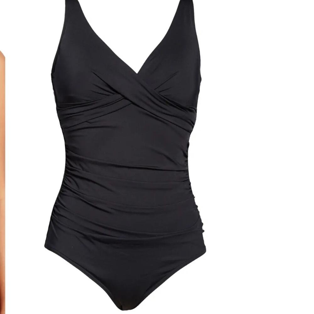 Sea Level Cross Front One Piece Swimsuit 4 - Picture 5 of 9